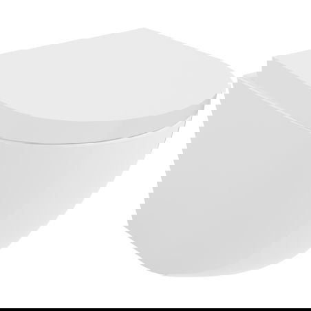 Mexen Lena WC misa Rimless Tornado s pomaly sa sklápajúcim tvrdým sedadlom, duroplast, biely lesk - 30220200T
