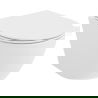 Mexen Lena WC misa Rimless Tornado so sedadlom so spomaleným zatváraním slim, duroplast, biely lesk - 30220400T