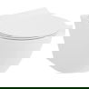 Mexen Lena WC misa Rimless Tornado so sedadlom s pomalým zatváraním slim, duroplast, biela lesk - 30224000T