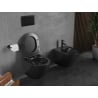 Mexen Lena WC misa Rimless Tornado so sedadlom s pomalým zatváraním slim, duroplast, čierna matná - 30221085T
