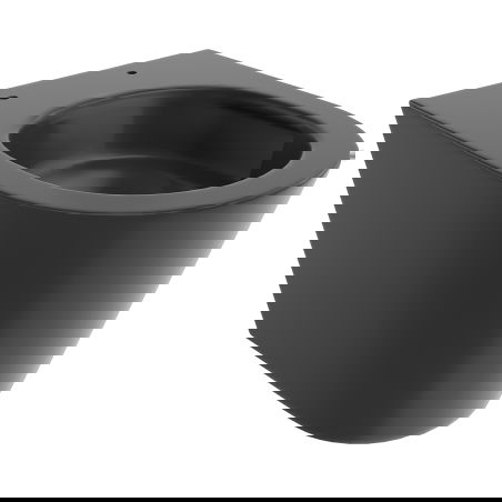 Mexen Rico WC misa Rimless Tornado, čierna matná - 3372XX85T