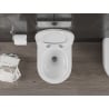 Mexen Carmen WC miska Rimless Tornado s pomaly uzatvárateľnou doskou slim, duroplast, biely lesk - 30880100T