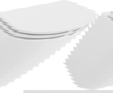 Mexen Carmen WC miska Rimless Tornado so spomaľujúcim slim sedátkom, duroplast, biely lesk - 30880300T