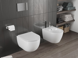 Mexen Carmen WC miska Rimless Tornado so sedadlom slim, duroplast, biela lesklá - 30880400T