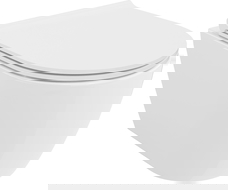 Mexen Carmen WC misa Rimless Tornado so sedadlom s jemným zatváraním slim, duroplast, biela lesk - 30880500T