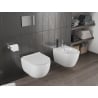 Mexen Carmen WC misa Rimless Tornado so sedadlom s jemným zatváraním slim, duroplast, biela lesk - 30880500T
