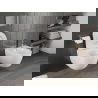 Mexen Carmen WC misa Rimless Tornado so sedadlom s pomalým zatváraním slim, duroplast, biely lesk - 30880500T