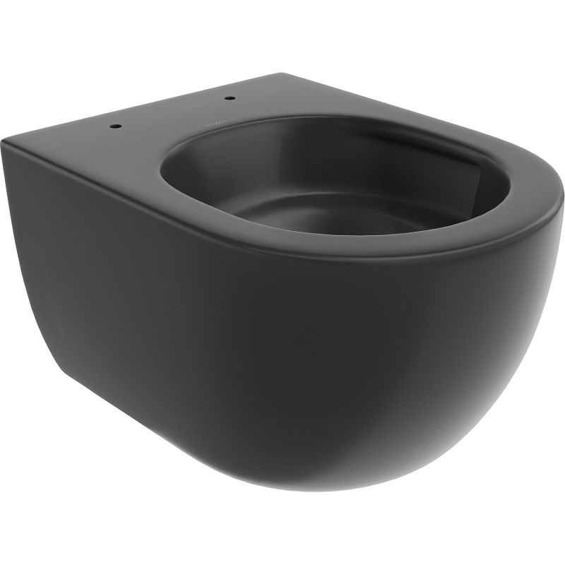 Mexen Carmen miska wc Rimless Tornado, čierna matná - 3388XX85T