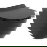 Mexen Carmen WC misa Rimless Tornado s pomaly padajúcim sedadlom slim, duroplast, čierna matná - 30880185T