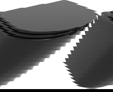 Mexen Carmen WC misa Rimless Tornado so sedadlom s pomalým zatváraním slim, duroplast, čierna matná - 30881085T