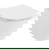 Mexen Carmen WC misa Rimless s voľne klesajúcim slim sedadlom, duroplast, biely lesk - 30880500