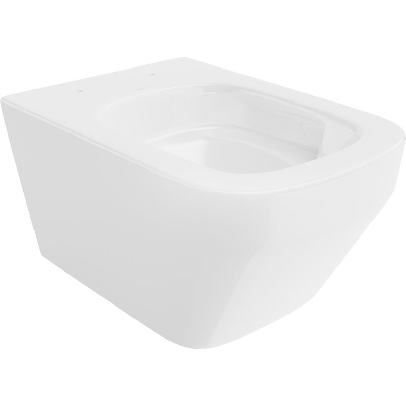 Mexen Riva miska wc Rimless Tornado, biela lesklá - 3363XX00T