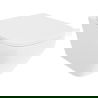 Mexen Riva WC misa Rimless Tornado s pomaly zatvárajúcim sa tenkým sedadlom, duroplast, biely lesk - 30630200T