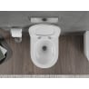 Mexen Rico WC misa Rimless Tornado so sedadlom s pomalým zatváraním slim, duroplast, biela lesklá - 30720100T