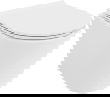 Mexen Rico WC misa Rimless Tornado so sedadlom s pomalým zatváraním slim, duroplast, biela lesklá - 30720500T