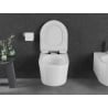 Mexen Sofia WC miska Rimless Tornado s pomaly zatvárajúcim sa doskom slim, duroplast, biela lesk - 30540100T