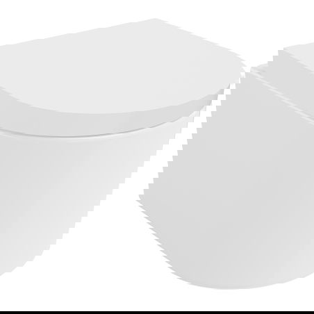 Mexen Sofia WC miska Rimless Tornado s pomaly uzatvárajúcim sa tvrdým sedadlom, duroplast, biela lesklá - 30540200T