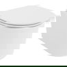 Mexen Sofia WC misa Rimless Tornado s pomaly zatváracím sedadlom slim, duroplast, biely lesk - 30540300T