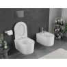 Mexen Sofia miska wc Rimless Tornado s pomaly zatváracou doskou slim, duroplast, biela lesklá - 30540400T
