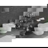Mexen Sofia WC misa Rimless Tornado s pomaly zatvárajúcim sa tenkým sedadlom, duroplast, biela lesklá - 30540500T