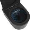 Mexen Sofia WC misa Rimless Tornado s pomaly uzatváracou slim doskou, duroplast, čierna matná - 30540185T