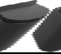 Mexen Sofia WC misa Rimless Tornado s doskou pomaly sa zatvárajúca slim, duroplast, čierna matná - 30540185T