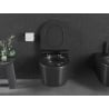 Mexen Sofia WC misa Rimless Tornado s doskou pomaly sa zatvárajúca slim, duroplast, čierna matná - 30540185T