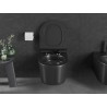 Mexen Sofia WC misa Rimless Tornado s pomaly uzatváracou slim doskou, duroplast, čierna matná - 30540185T