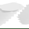 Mexen Sofia WC misa Rimless s pomaly zatvárajúcim sa tenkým sedadlom, duroplast, biely lesk - 30540400