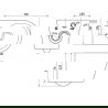 Mexen Rico WC misa Rimless Tornado so sedadlom s pomalým zatváraním slim, duroplast, čierna matná - 30721085T