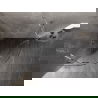 Mexen Lunar, sprchový kút polkruhový výklopný 100 x 100 cm, transparentný, chróm - 833-100L-100P-01-00
