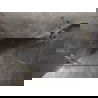 Mexen Lunar polokruhový sprchový kút sklápací ľavý 90 x 80 cm, transparentný, zlatý - 833-090L-080P-50-00