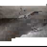 Mexen Lunar sprchový kút polkruhový výklopný 70 x 70 cm, transparentný, ružové zlato - 833-070L-070P-60-00