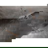 Mexen Lunar sprchový kút polokruhový výklopný 70 x 70 cm, priehľadný, brúsená meď - 833-070L-070P-65-00