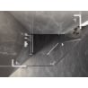 Mexen Lunar L päťuholníková sprchová kabína výklopná ľavá 100 x 80 cm, transparentná, biela - 831L-100L-080P-20-00-L