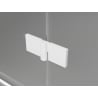 Mexen Lunar L päťuholníková sprchová kabína otváracia ľavá 100 x 90 cm, transparentná, biela - 831L-100L-090P-20-00-L