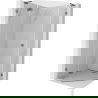 Mexen Lunar L päťuholníková sprchová kabína sklopná ľavá 90x90 cm, transparentná, brúsená gun gray - 831L-090L-090P-66-00-L
