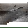 Mexen Lunar L päťuholníková sprchová kabína sklopná ľavá 90x90 cm, transparentná, brúsená gun gray - 831L-090L-090P-66-00-L