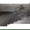 Mexen Lunar L päťuholníková sprchová kabína otváracia ľavá 100x80 cm, transparentná, brúsená sivá - 831L-100L-080P-66-00-L