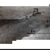 Mexen Lunar L päťuholníkový sprchovací kút otvárateľný ľavý 100 x 90 cm, transparentný, čierny - 831L-100L-090P-70-00-L