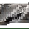 Mexen Lunar L pentagonálna sprchová kabína otváracia ľavá 90 x 90 cm, transparentná, gun metal - 831L-090L-090P-95-00-L