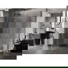 Mexen Lunar L pentagonálna sprchová kabína otváracia ľavá 100 x 90 cm, transparentná, gun metal - 831L-100L-090P-95-00-L