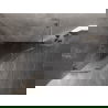 Mexen Lunar L päťuholníkový sprchový kút otvárací ľavý 90 x 90 cm, transparentný, brúsený nikel - 831L-090L-090P-97-00-L