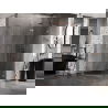 Mexen Lunar L päťuholníková sprchová kabína pravostranná 100 x 90 cm, transparentná, brúsená meď - 831L-100P-090L-65-00-P