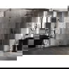 Mexen Lunar L pätstenná pravá sprchová kabína 80x80 cm, transparentná, povrchová úprava gun gray - 831L-080P-080L-66-00-P