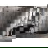 Mexen Lunar L päťuholníkový sprchovací kút s pravými dverami 90 x 80 cm, transparentný, gun metal - 831L-090P-080L-95-00-P