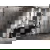 Mexen Lunar L päťuholníkový sprchovací kút s pravými dverami 90 x 80 cm, transparentný, gun metal - 831L-090P-080L-95-00-P