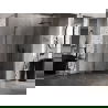 Mexen Lunar L pravouhlová sprchová kabína pentagonálna pravá 90 x 90 cm, transparentná, gun metal - 831L-090P-090L-95-00-P