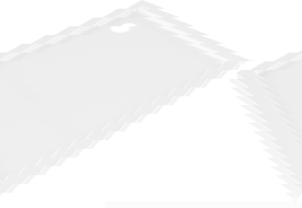 Mexen Flow sprchová vanička štvorcová slim 75 x 75 cm, biely lesk - 46S107575