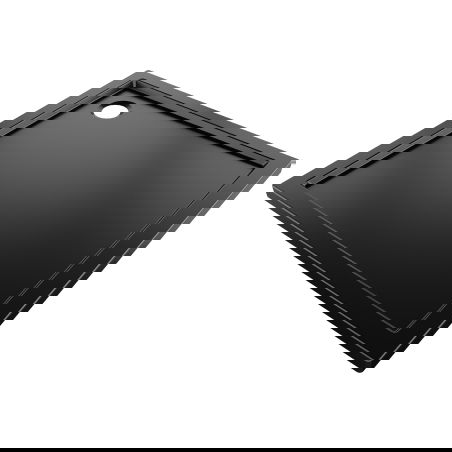 Mexen Flow štvorcový sprchový kút slim 85 x 85 cm, čierny mat - 46S708585